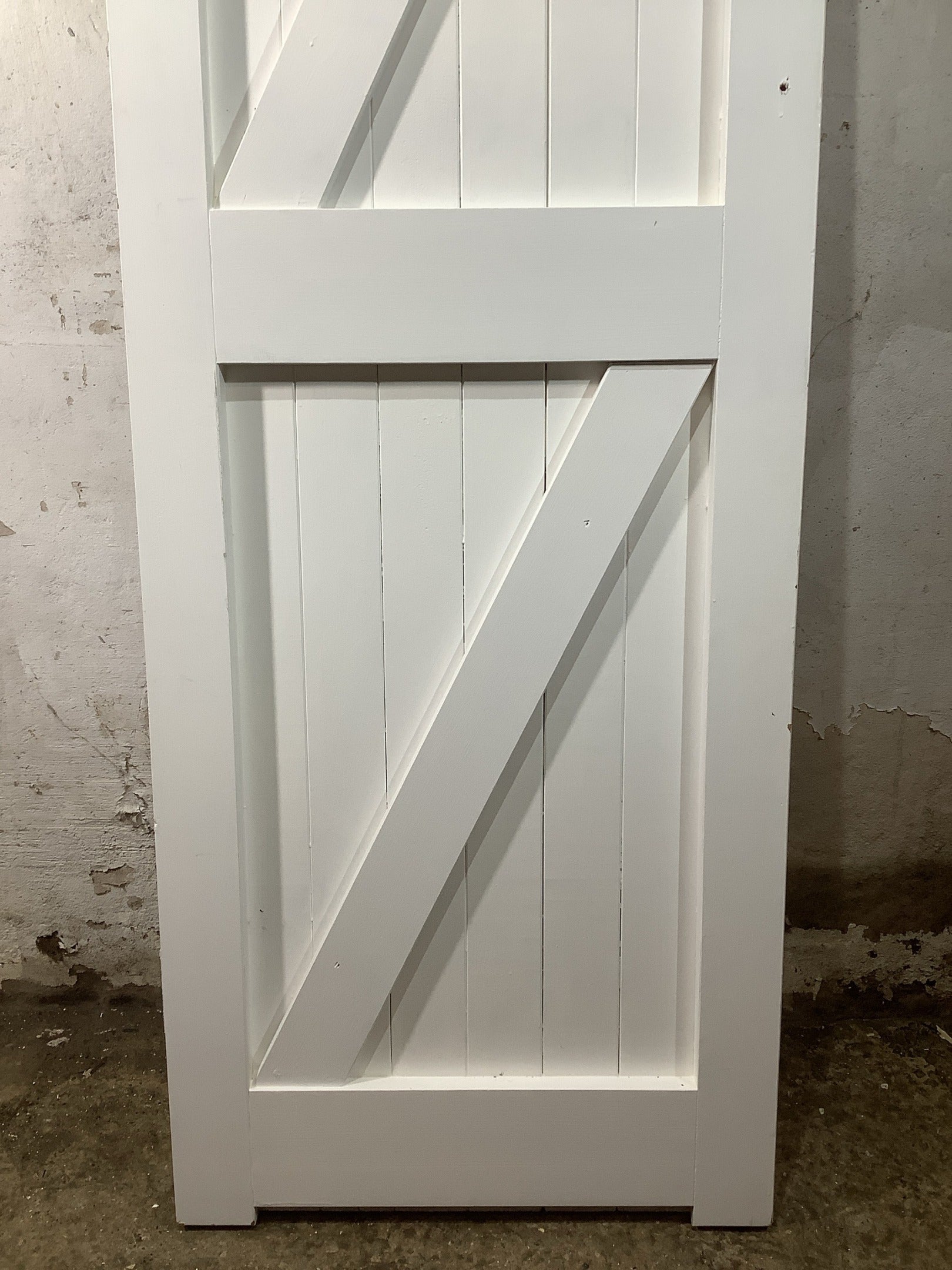 9th Pic Old Internal Painted  Pine Reclaimed Door