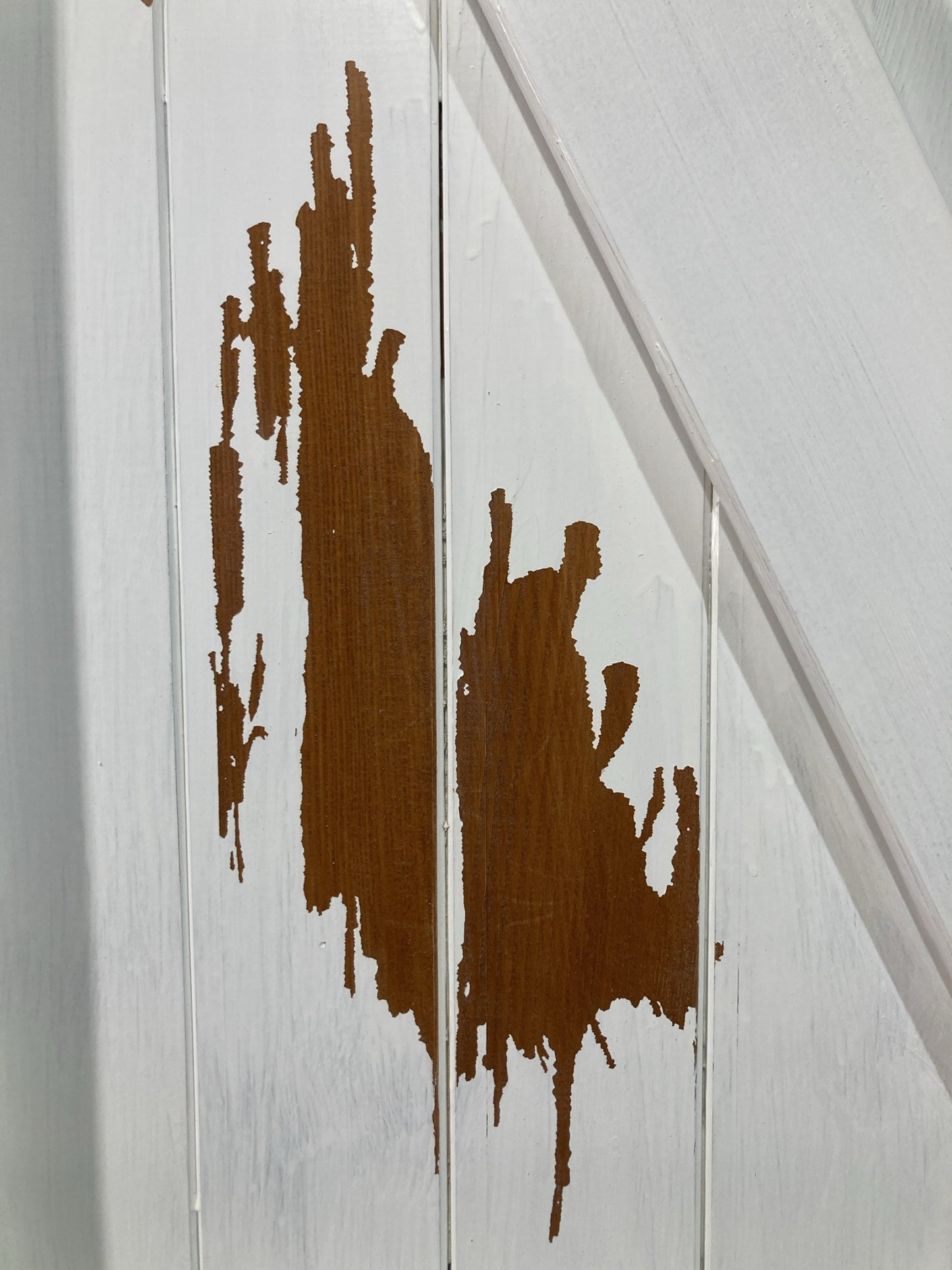 11th Pic Old Internal Painted  Pine Reclaimed Door