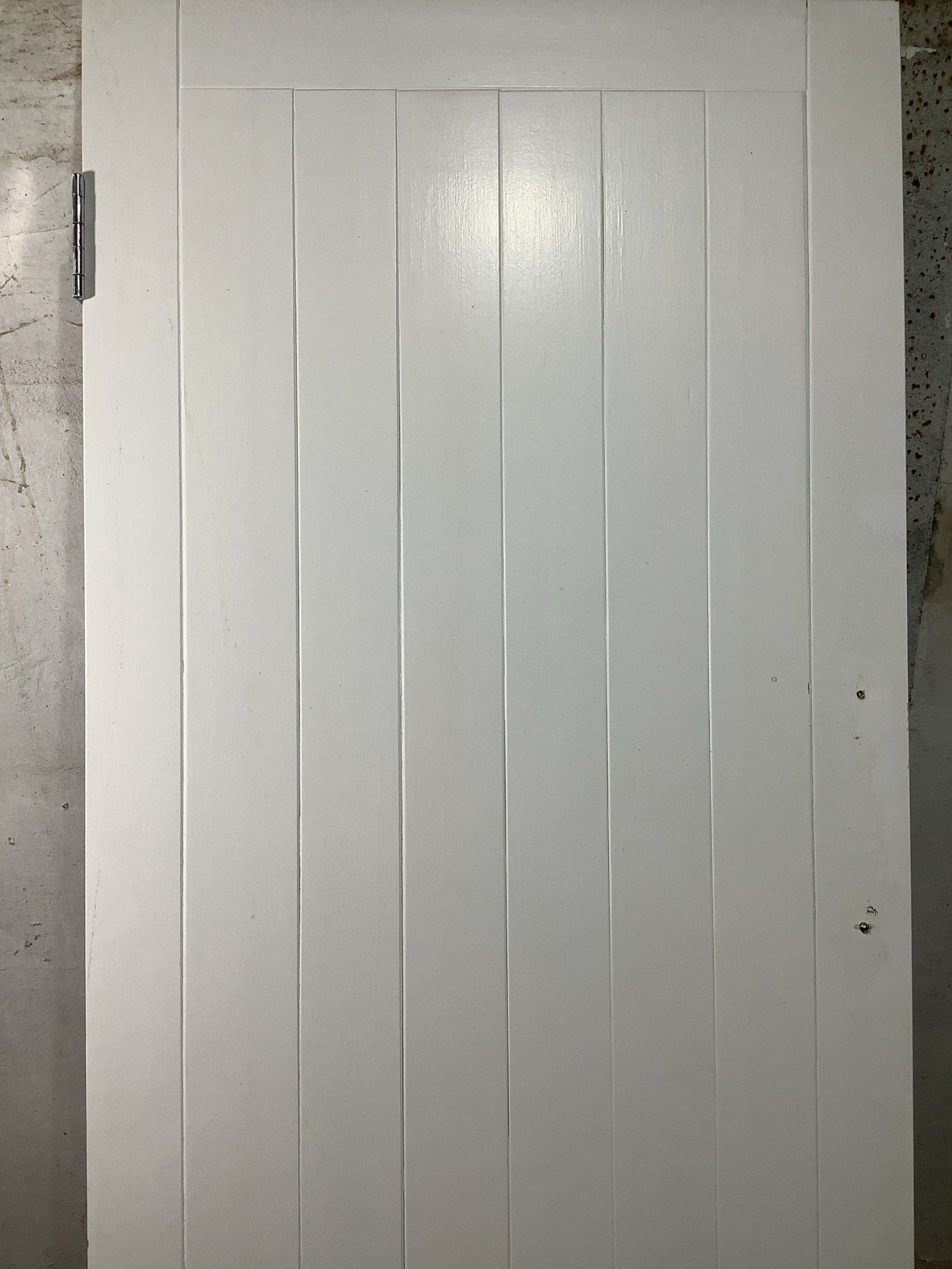 2nd Pic Old Internal Painted  Pine Reclaimed Door