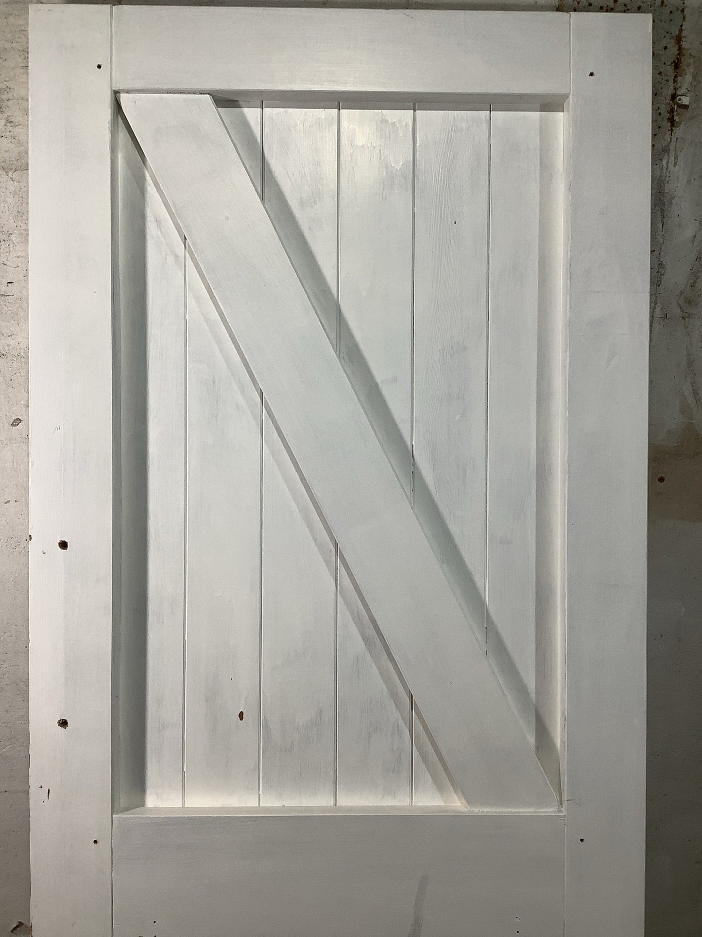 8th Pic Old Internal Painted  Pine Reclaimed Door