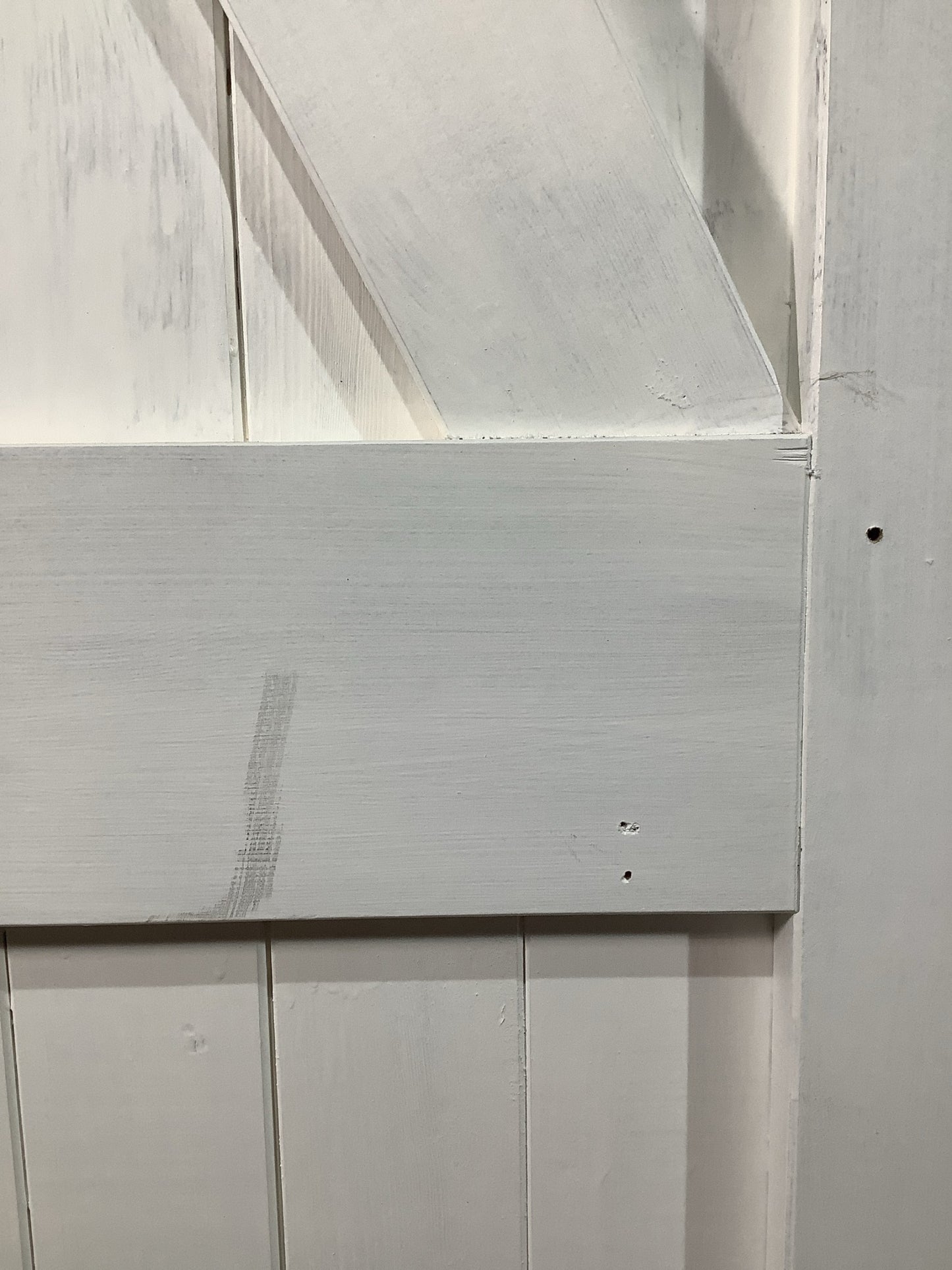 11th Pic Old Internal Painted  Pine Reclaimed Door