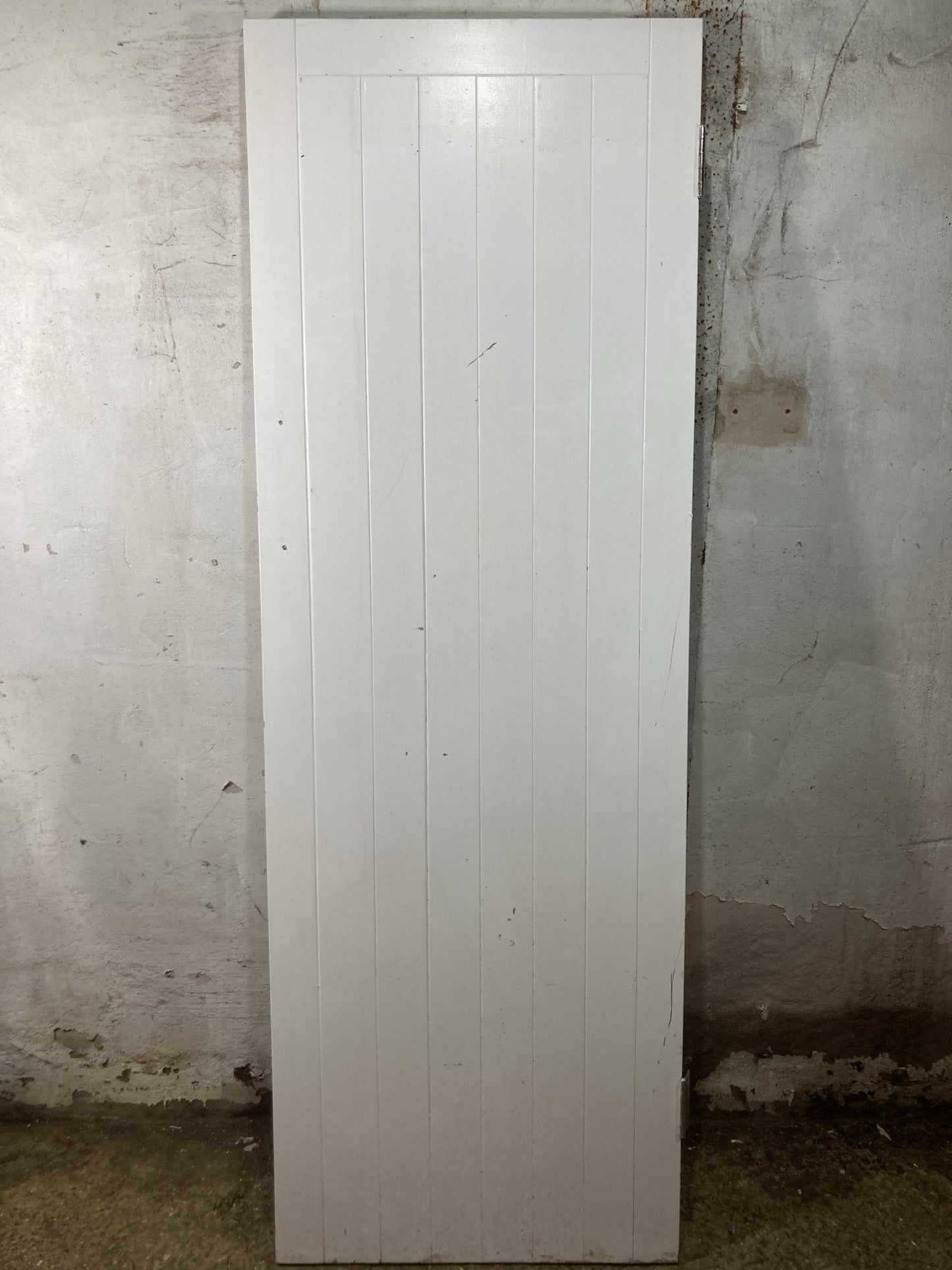 Main Picture Old Internal Painted  Pine Reclaimed Door