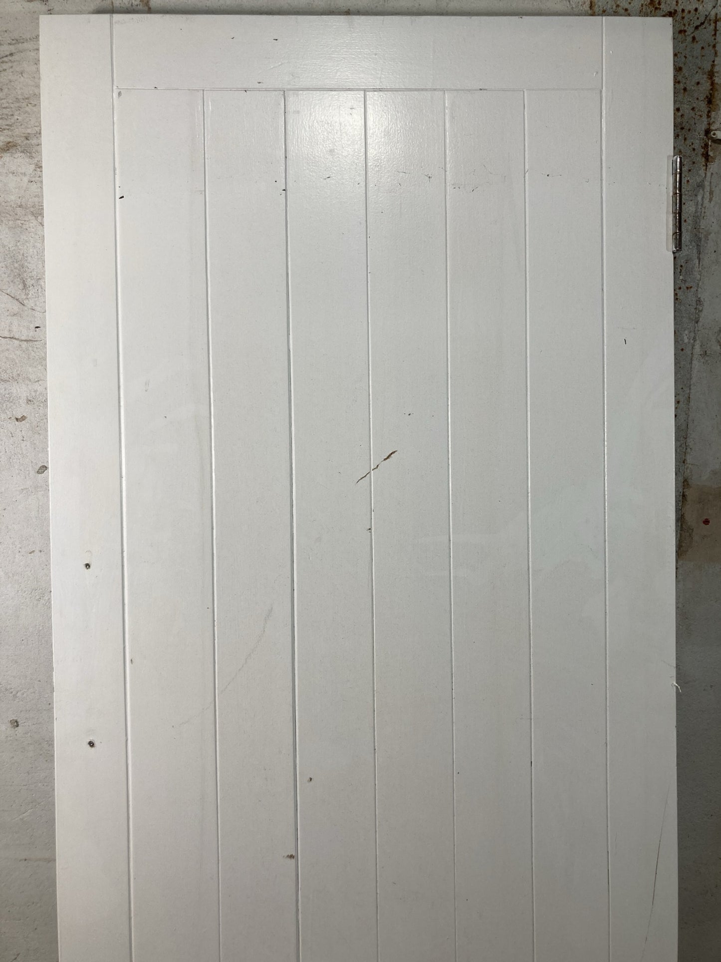 2nd Pic Old Internal Painted  Pine Reclaimed Door