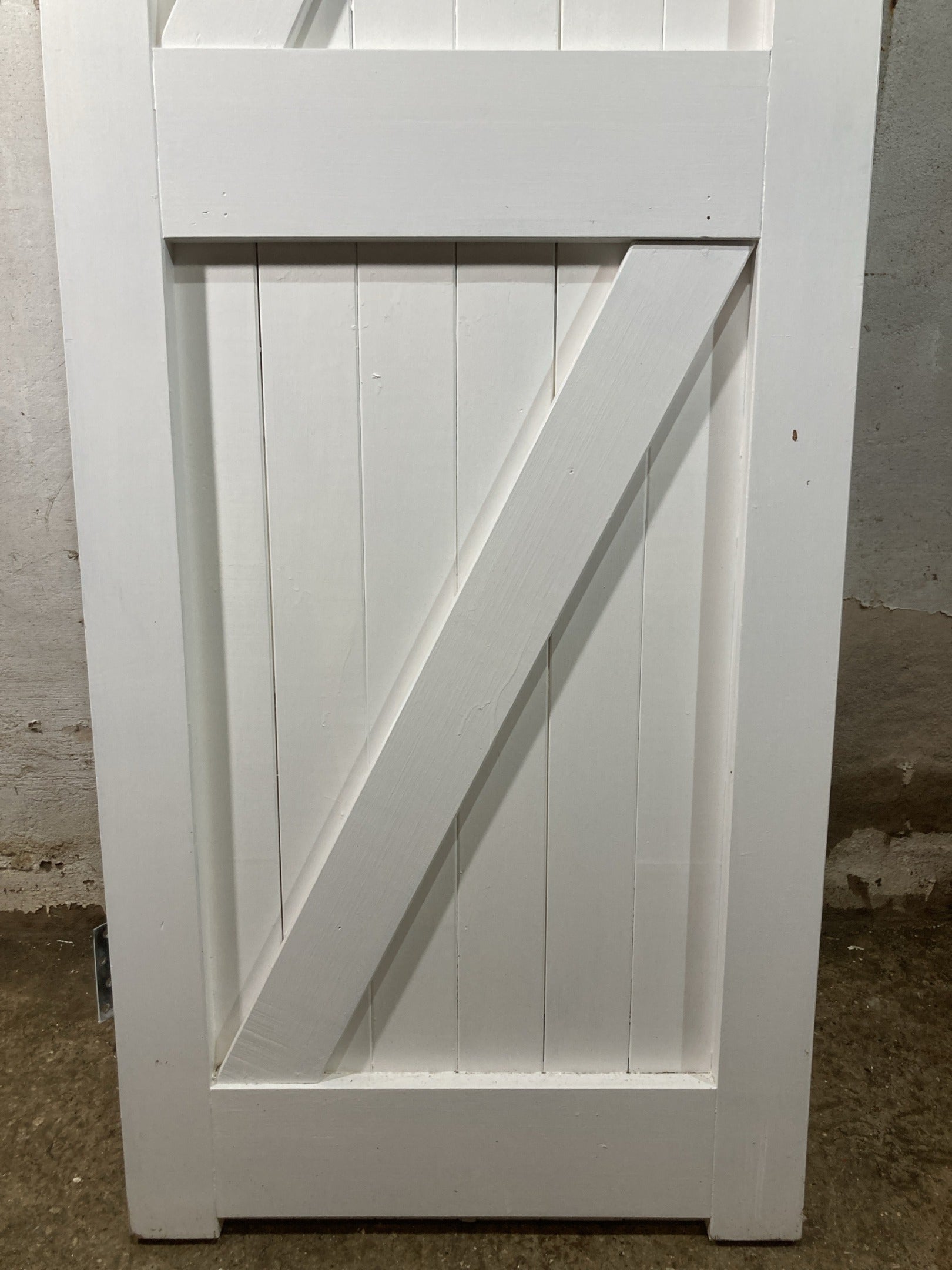 9th Pic Old Internal Painted  Pine Reclaimed Door
