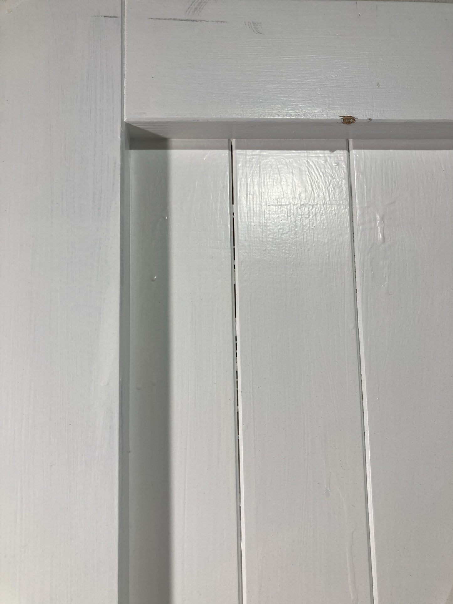 12th Pic Old Internal Painted  Pine Reclaimed Door