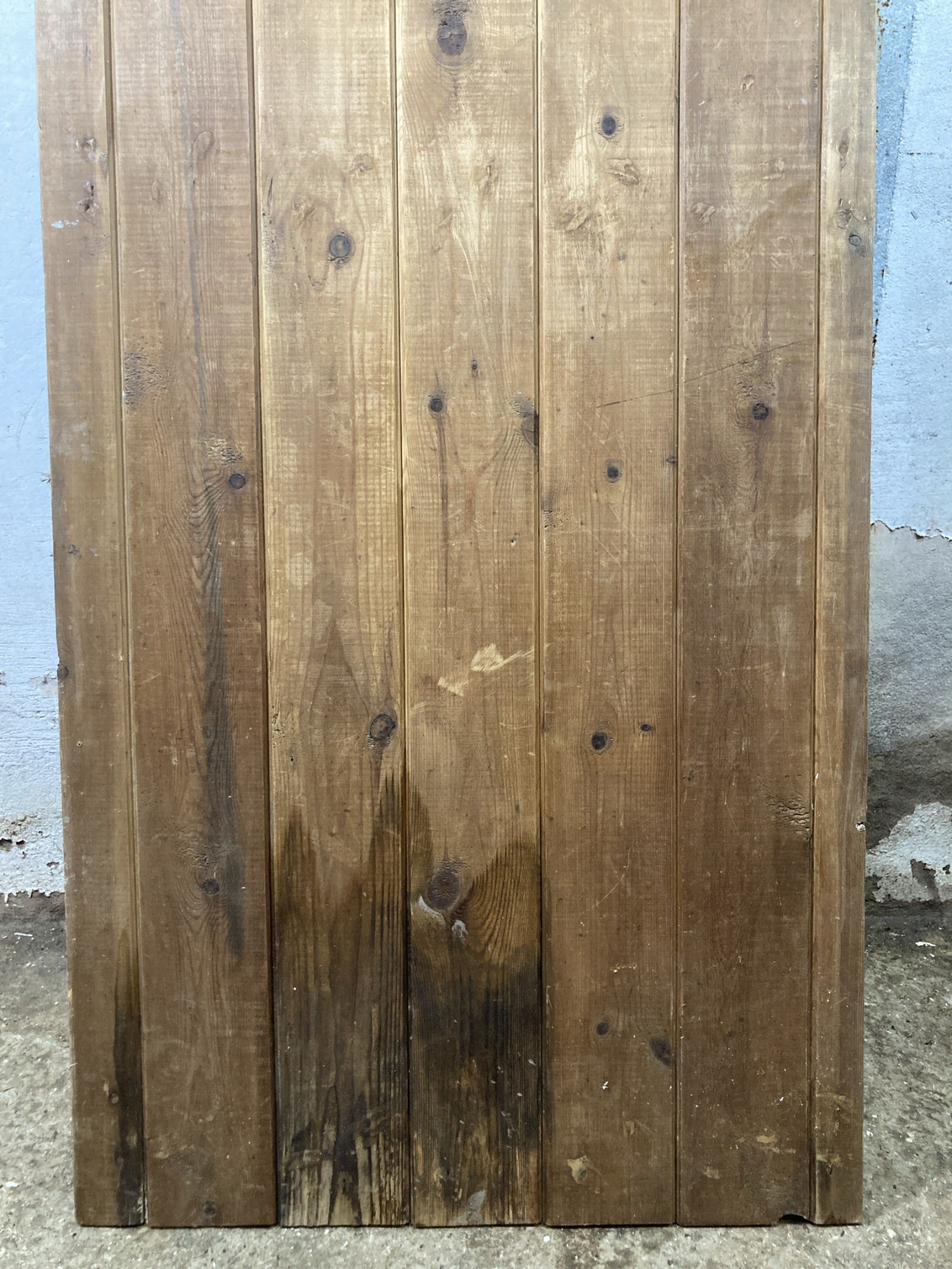 3rd Pic Old Internal Stripped  Pine Reclaimed Door