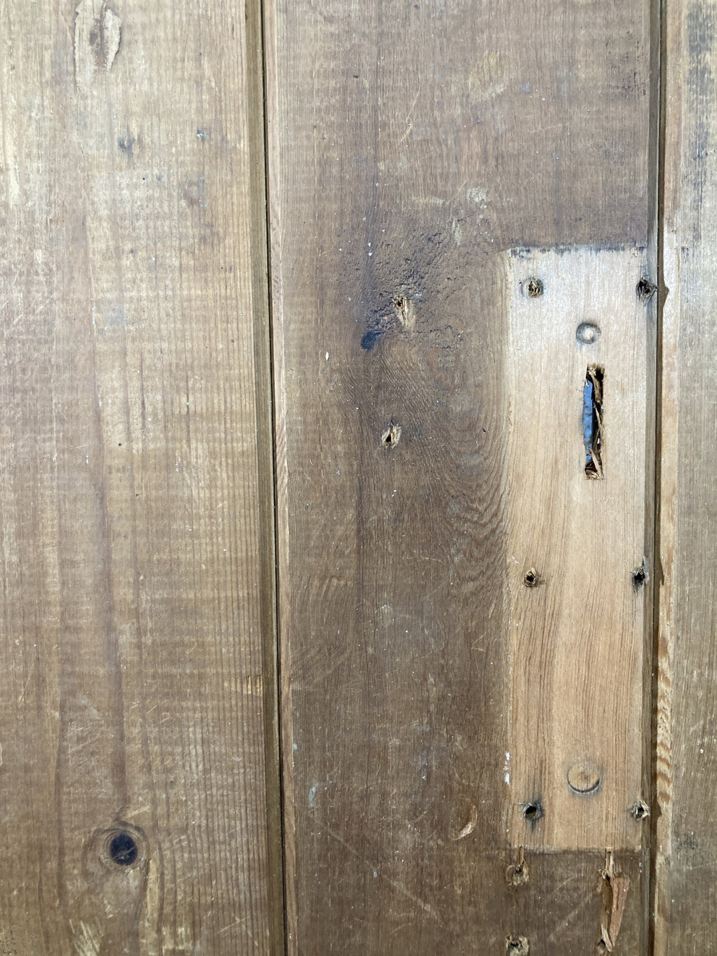 4th Pic Old Internal Stripped  Pine Reclaimed Door