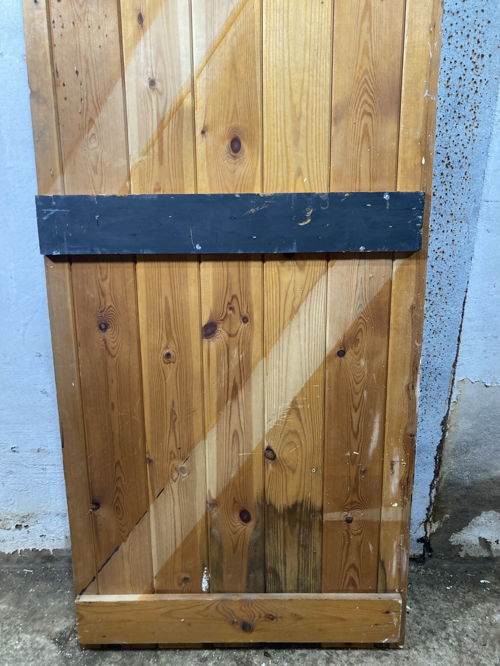 9th Pic Old Internal Stripped  Pine Reclaimed Door