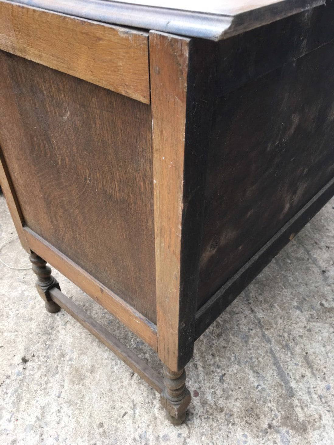 Reclaimed Oak Chest Of Drawers Ex Dressing Chest
