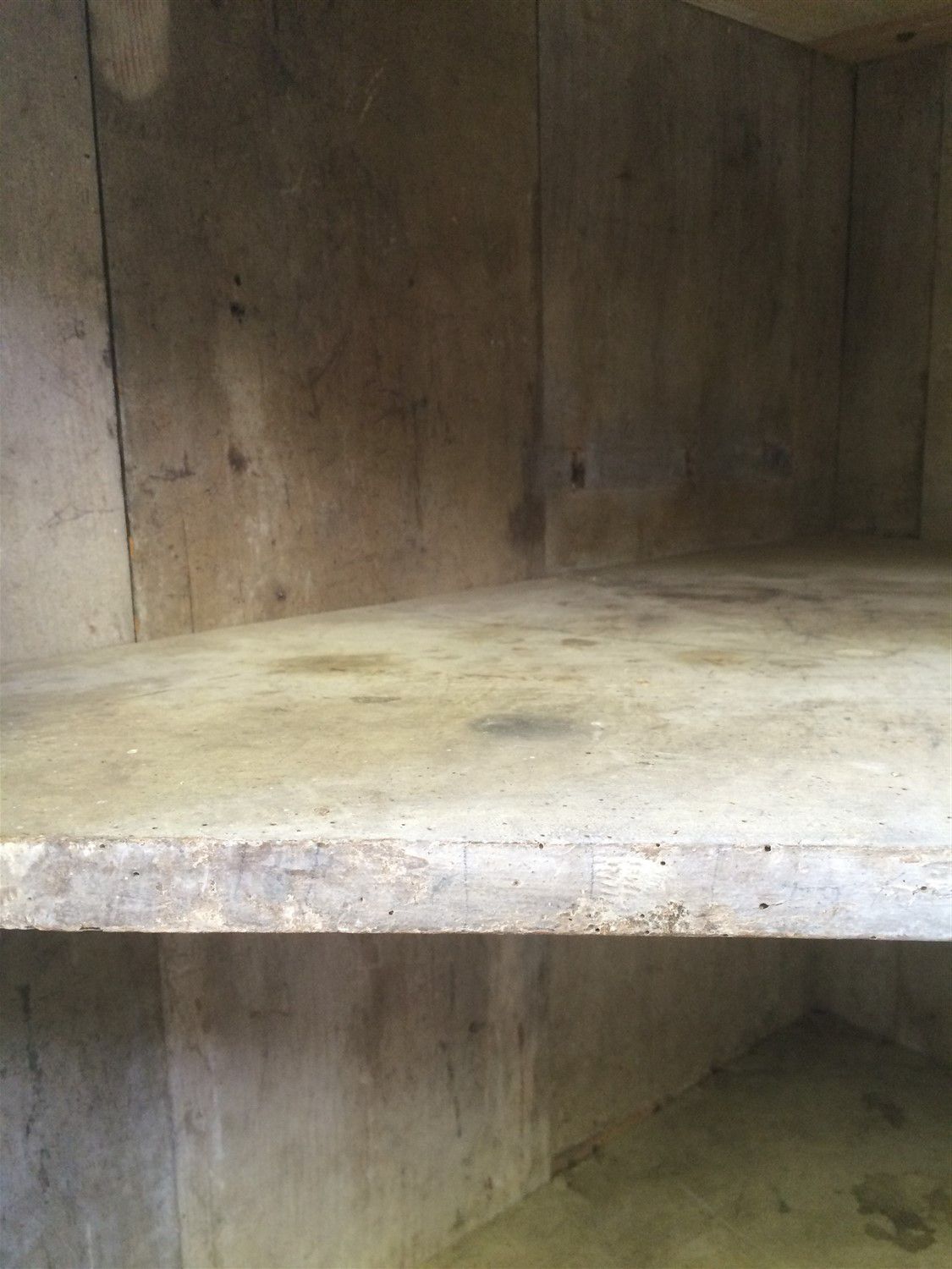 Reclaimed Old Rustic Pine Corner Cupboard 4ft