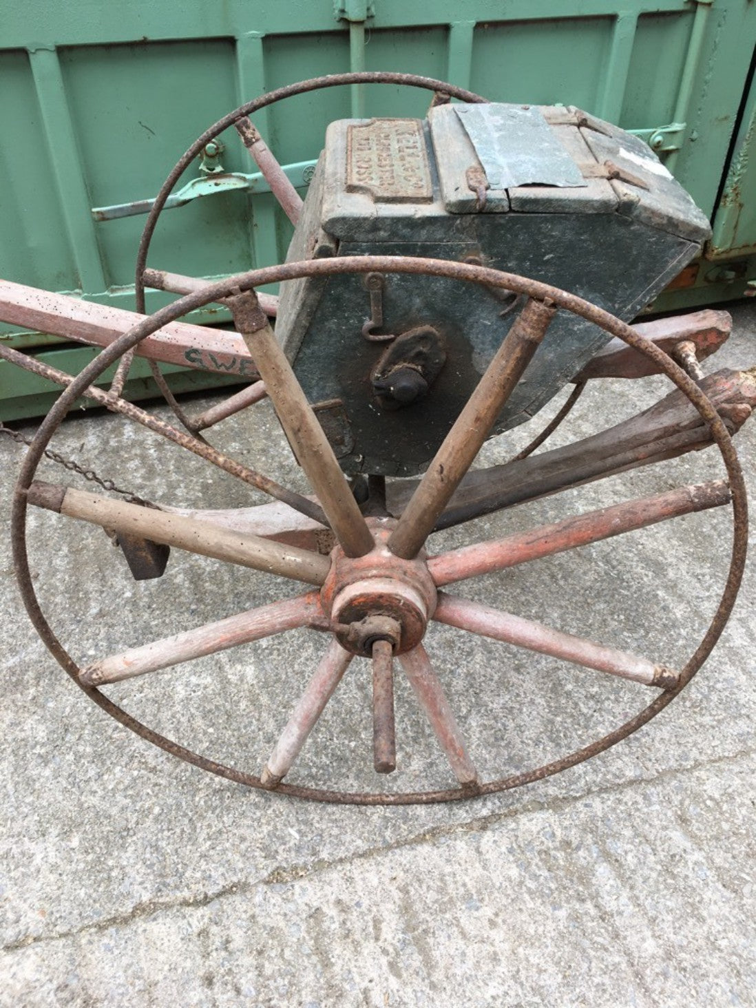 Interesting Old Collectors Seed Drill Kell & Co Of Gloucester & Ross