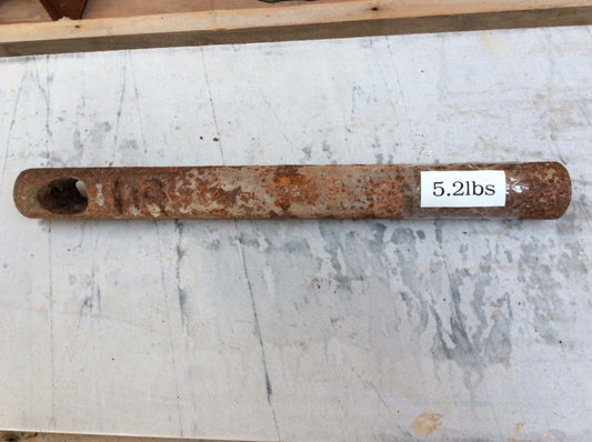 5lbs Salvaged Victorian Cast Iron Solid Round Window Sash Weight