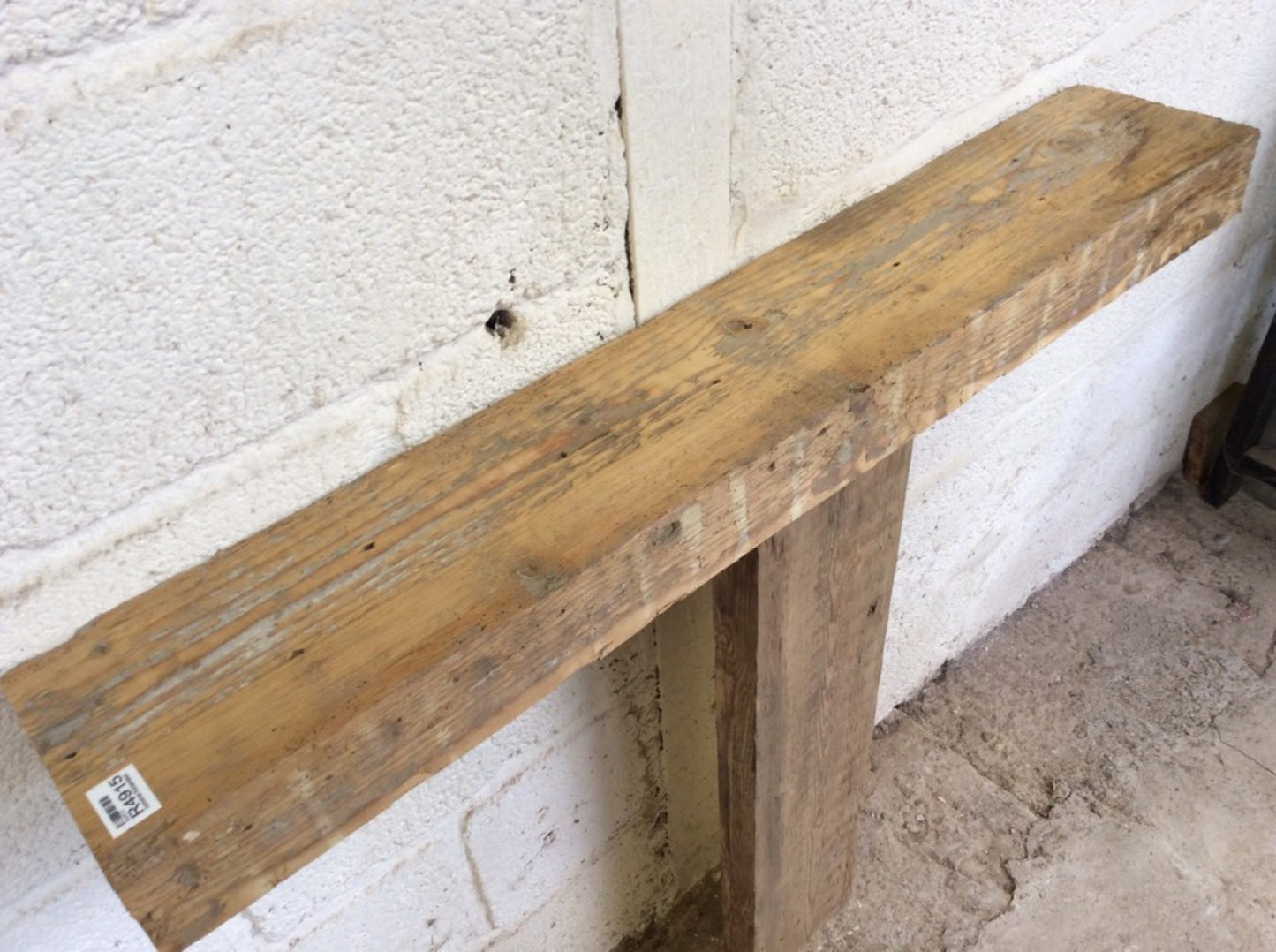 3ft 1 3/4" Or 96.2cm X 6 5/8” Length Old Reclaimed Rustic Pine Mantel Shelf