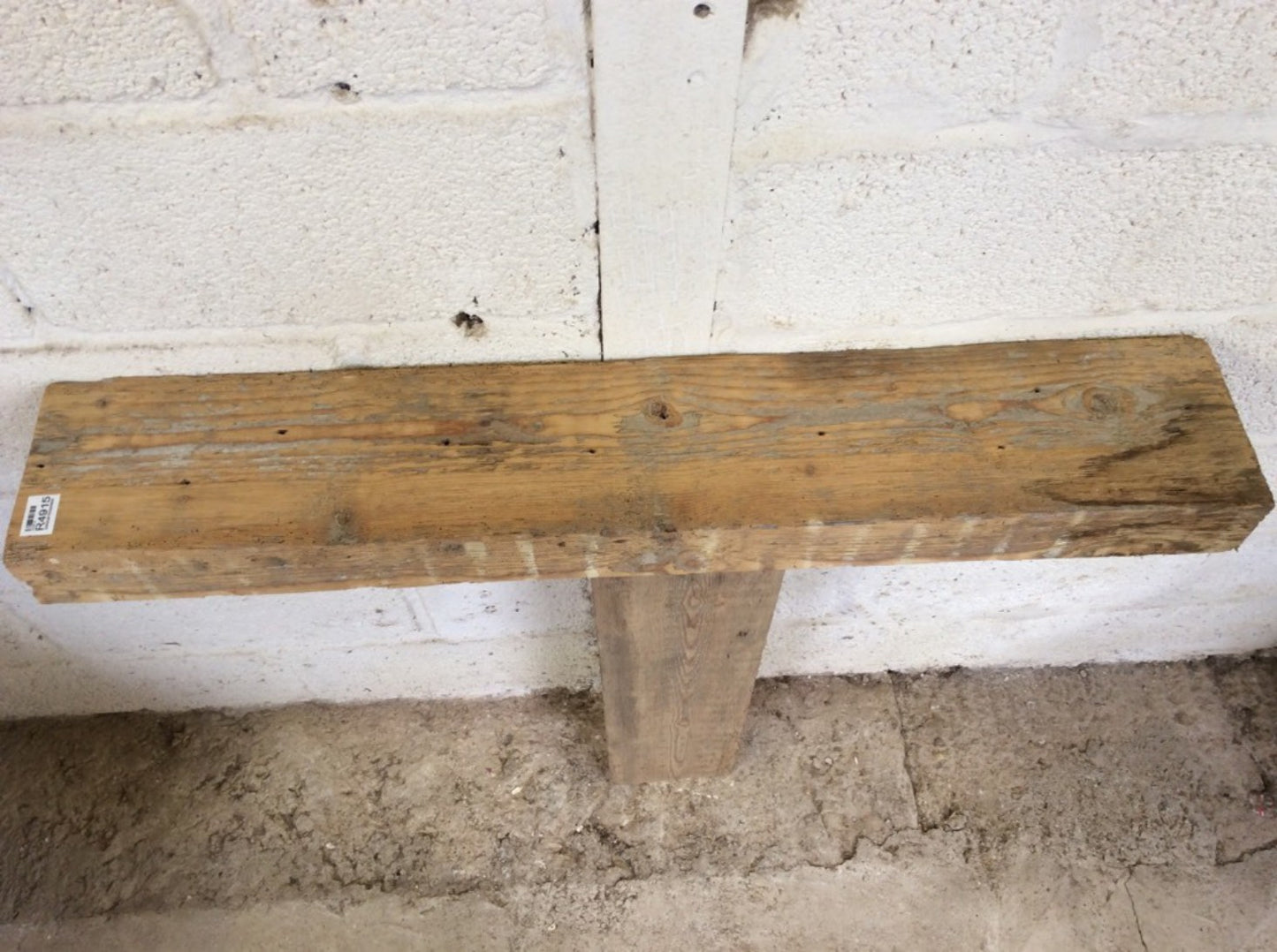 3ft 1 3/4" Or 96.2cm X 6 5/8” Length Old Reclaimed Rustic Pine Mantel Shelf