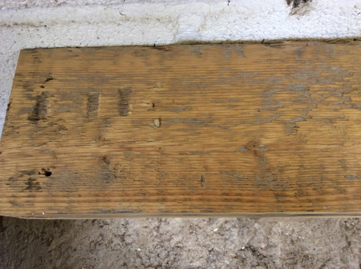 3ft 1 3/4" Or 96.2cm X 6 5/8” Length Old Reclaimed Rustic Pine Mantel Shelf