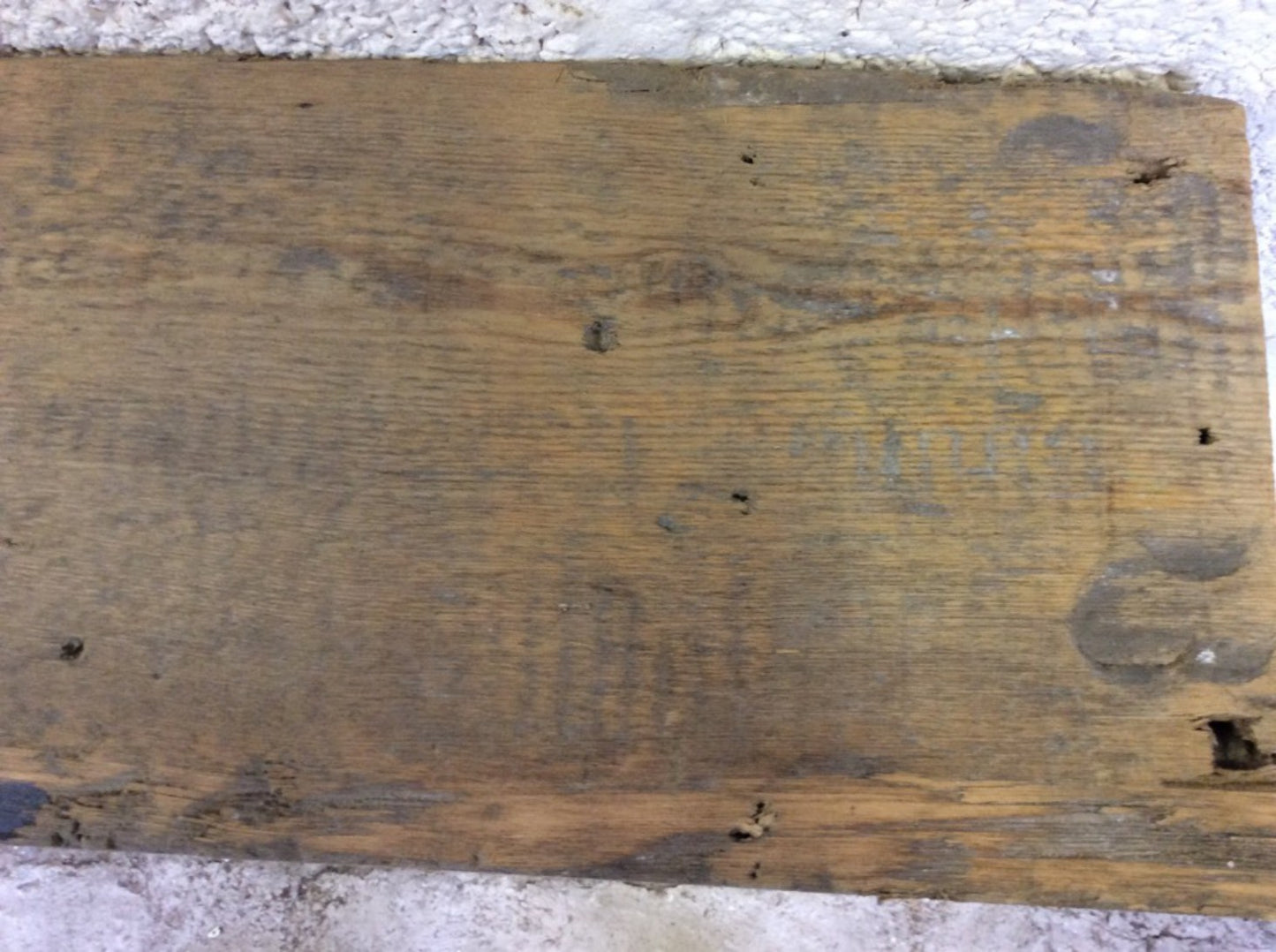 2ft 6 1/8" Or 76.6cm Long X 6 7/8” Old Reclaimed Rustic Pine Mantel Shelf