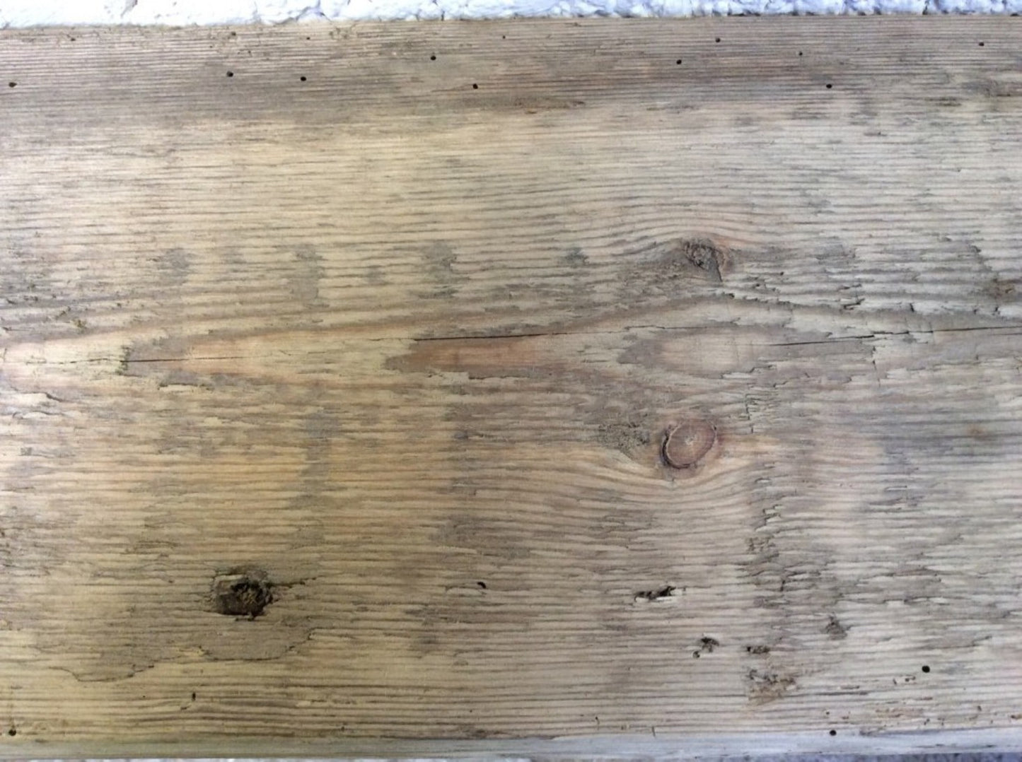 2ft 7 7/8" Or 81cm Long Old Reclaimed Rustic Pine Mantle Shelf