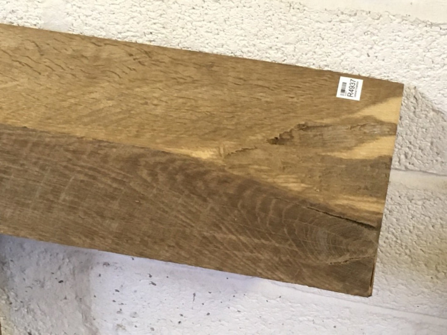 3ft 4 3/4" Or 1.04m Long Old Reclaimed Oak Hardwood Rustic Timber Beam
