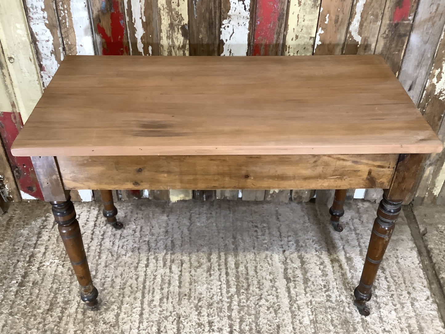 Victorian Pine & Mahogany Dressing Table Wood