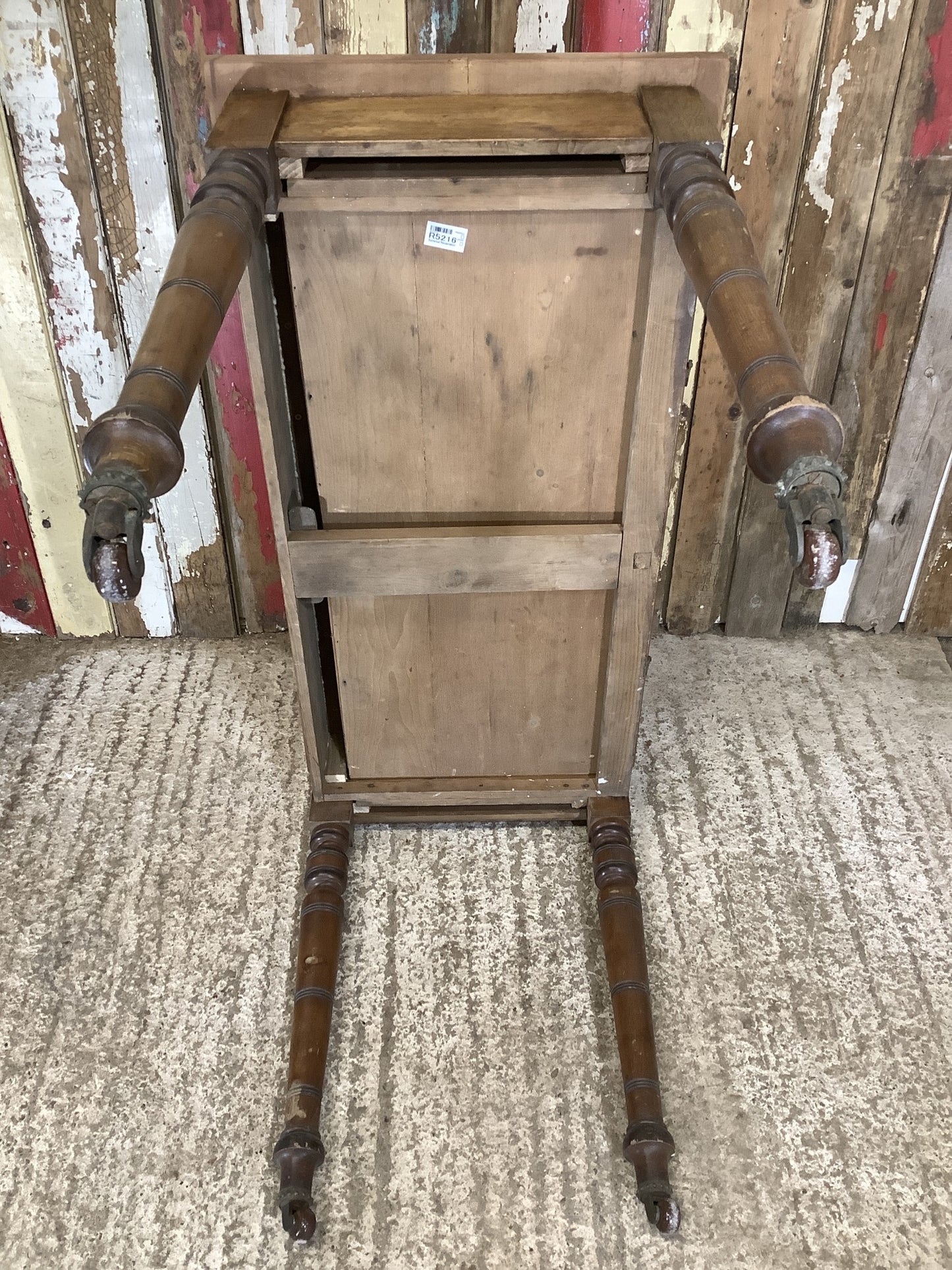 Victorian Pine & Mahogany Dressing Table Wood