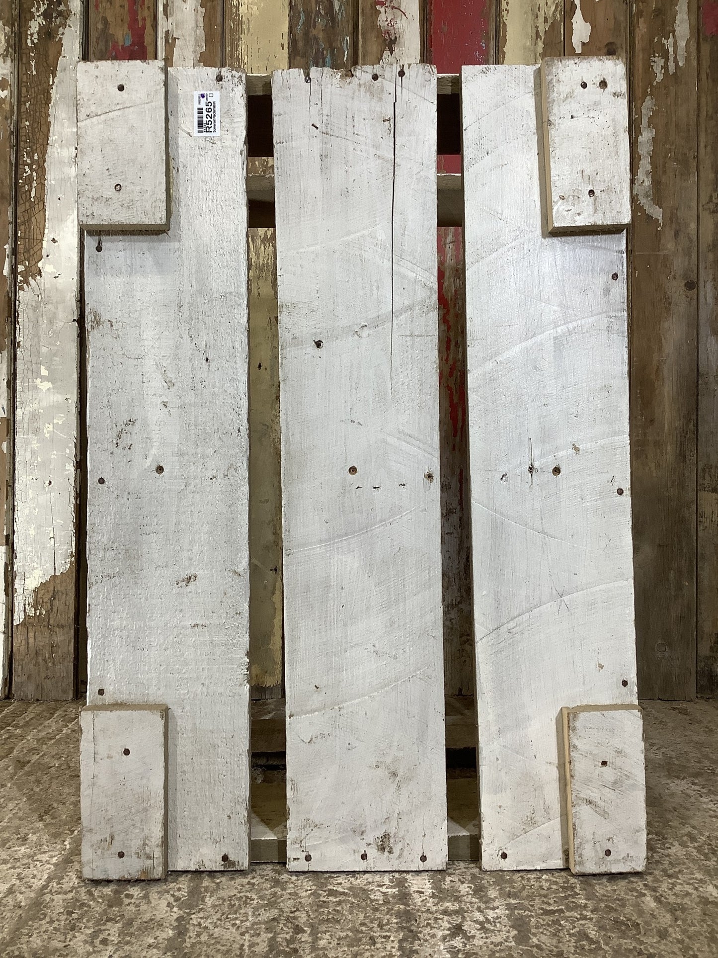 Large Painted Pine ‘LOG BOX’ 1'5"Hx2'5"W