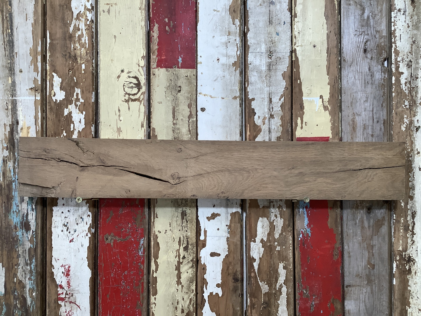 Reclaimed Solid English Oak Floating Shelf Plank