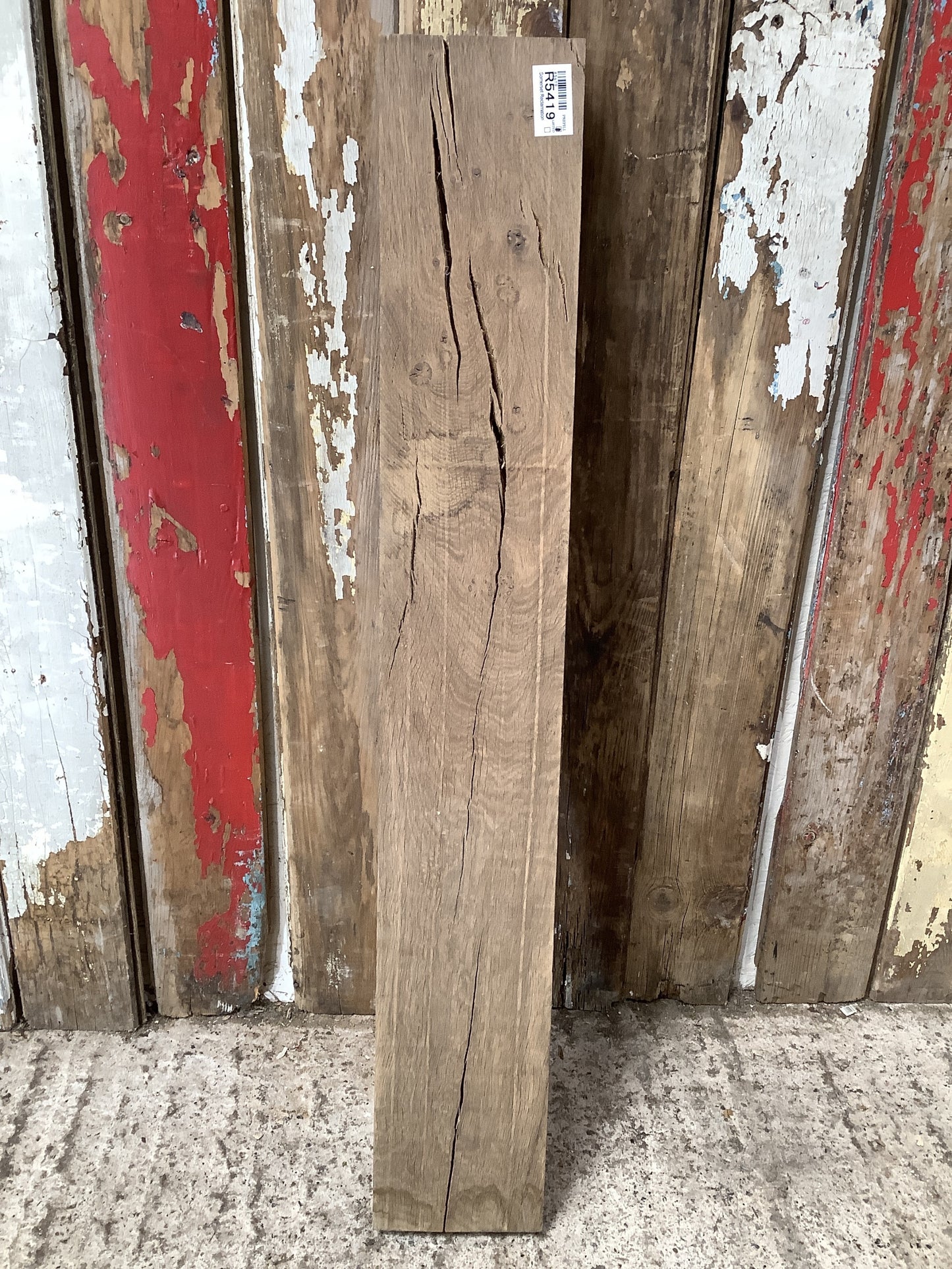 Reclaimed Solid English Oak Floating Shelf Plank