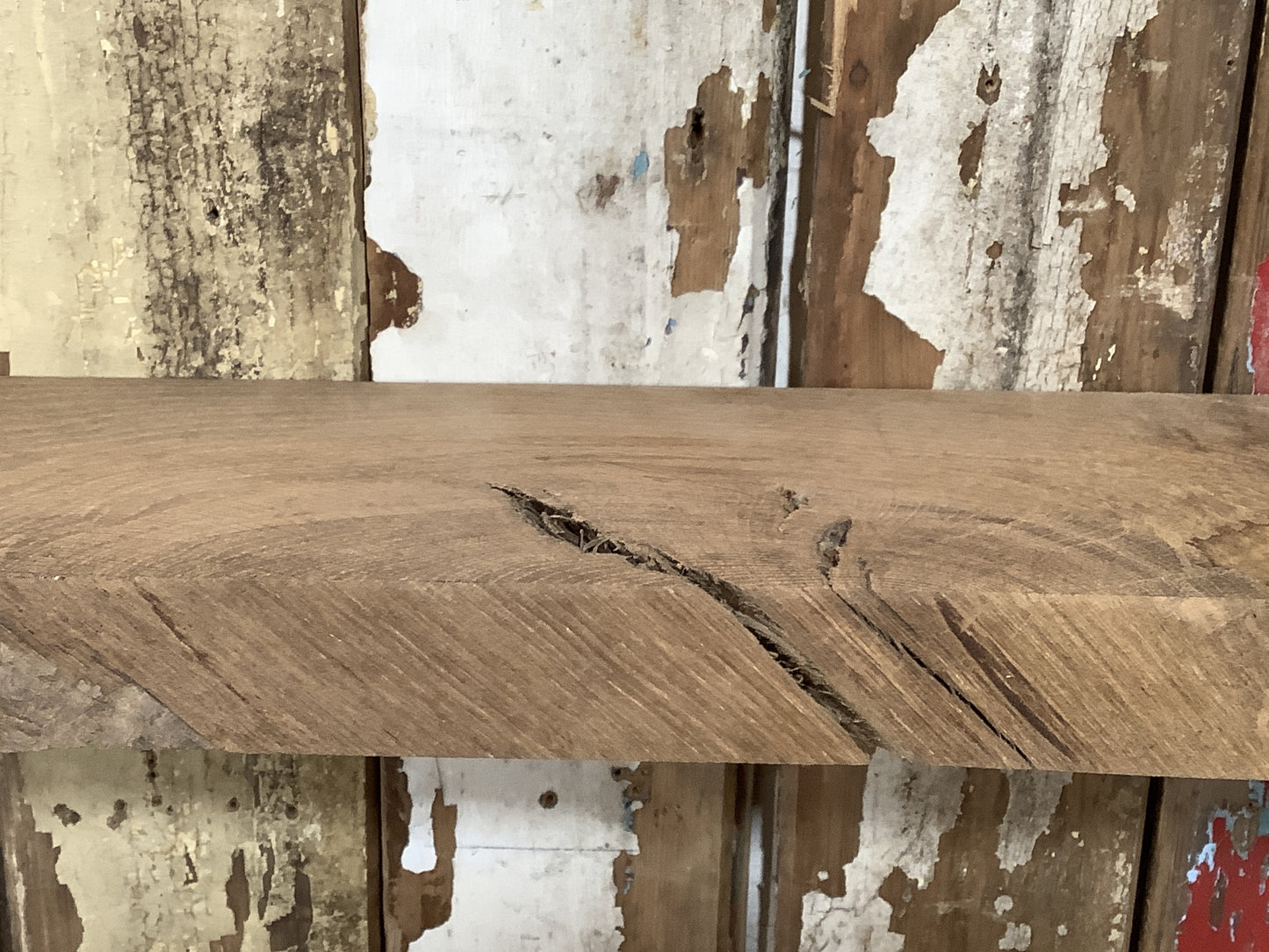 Reclaimed Solid English Oak Floating Shelf Plank