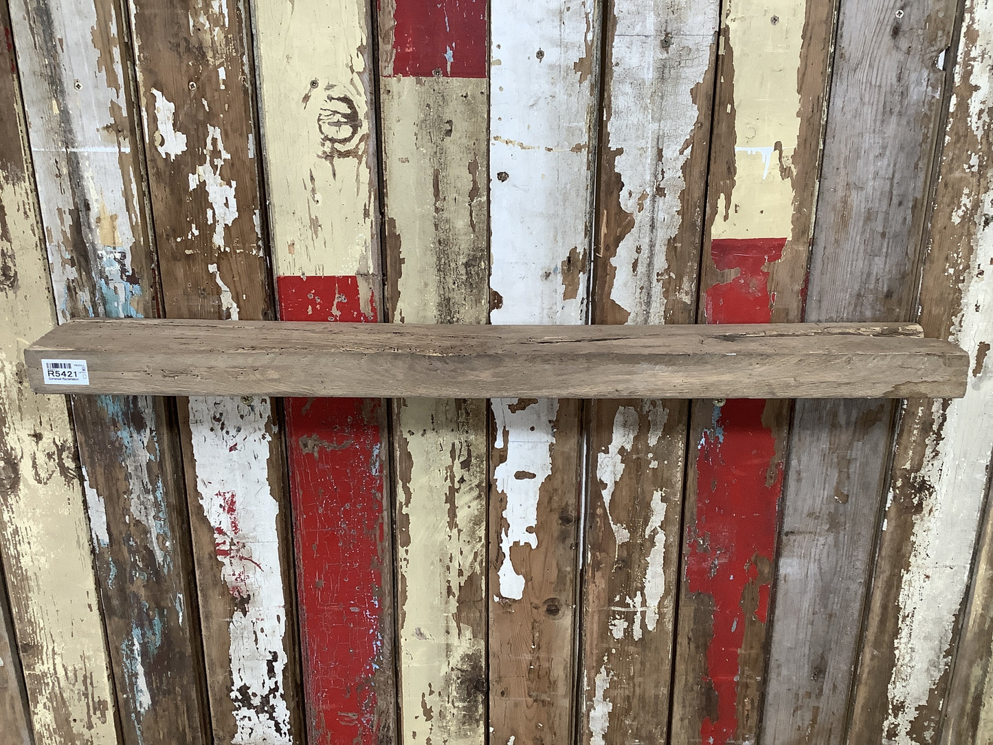 Reclaimed Rustic Solid English Oak Floating Shelf Plank