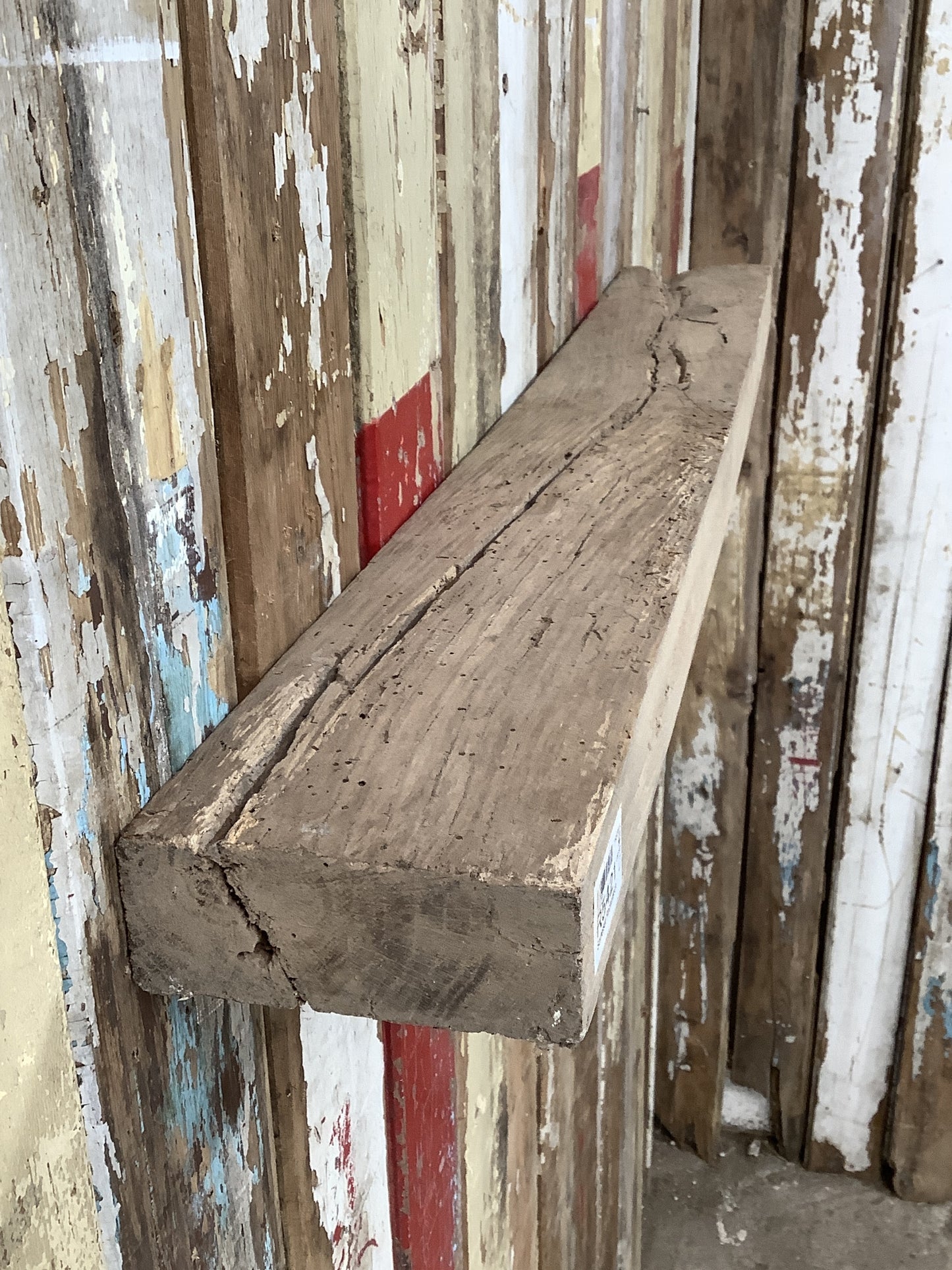 Reclaimed Rustic Solid English Oak Floating Shelf Plank