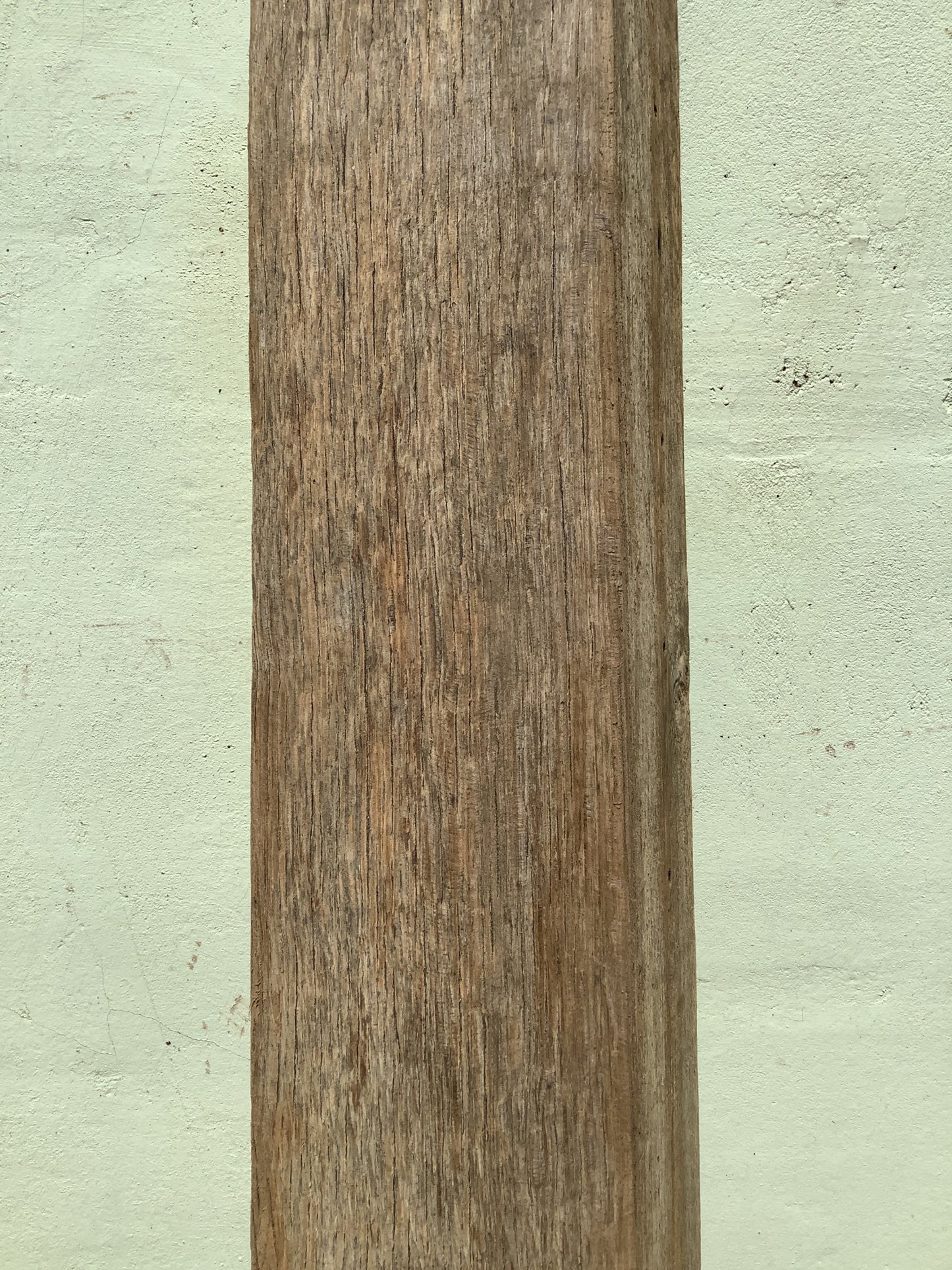 3'9" Long Old Solid English Oak Reclaimed Seasoned Rustic Fireplace Beam Post