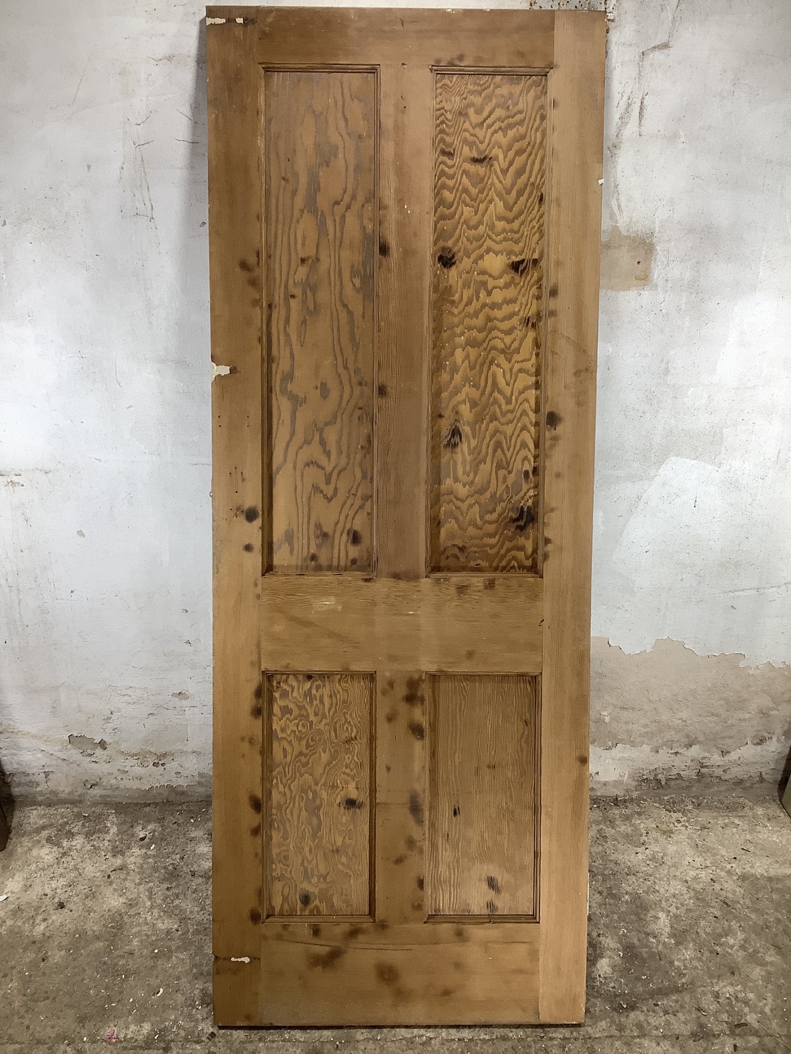 7th Pic 1930s Internal Stripped  Pitch Pine Reclaimed Door