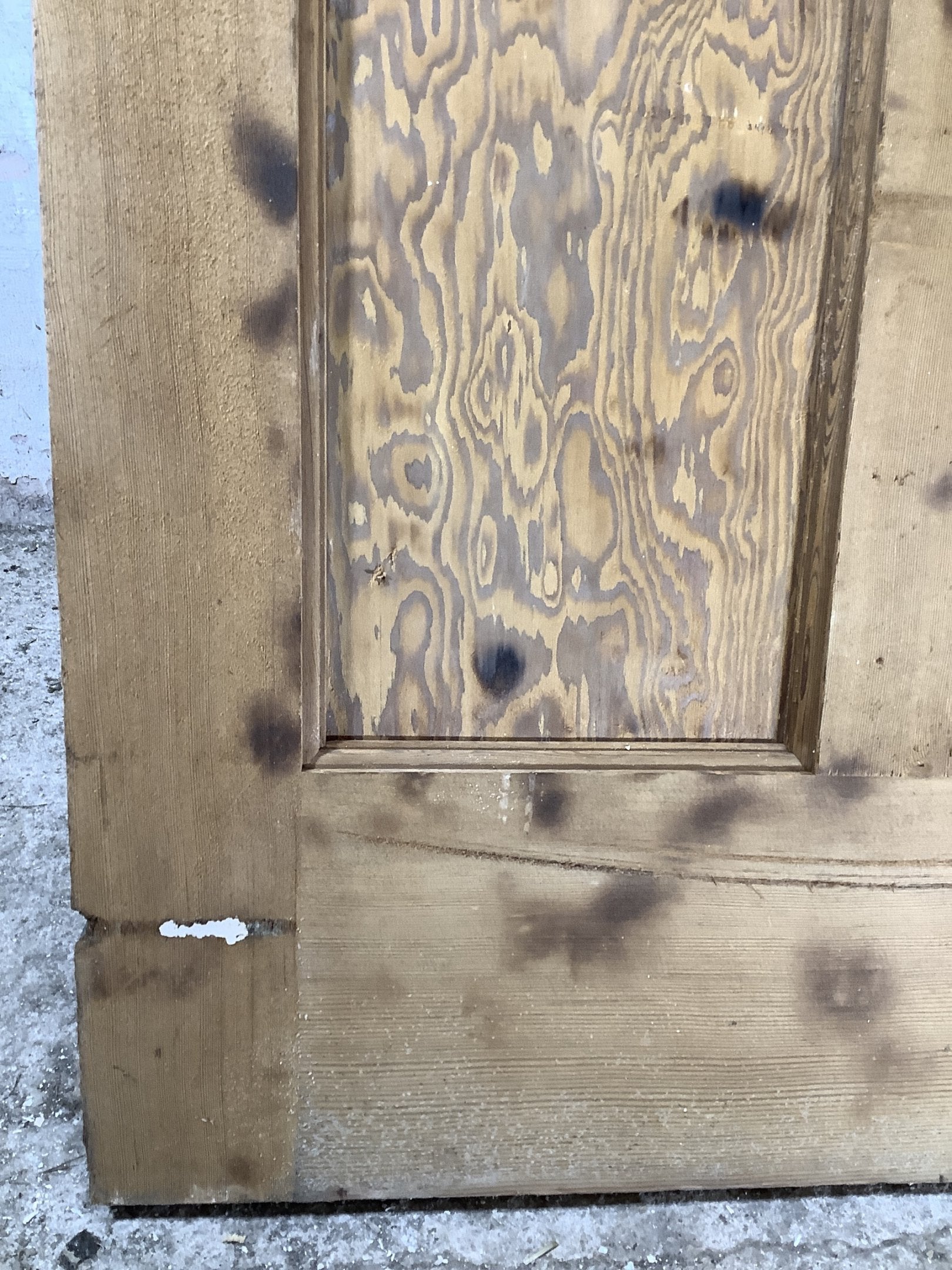 12th Pic 1930s Internal Stripped  Pitch Pine Reclaimed Door