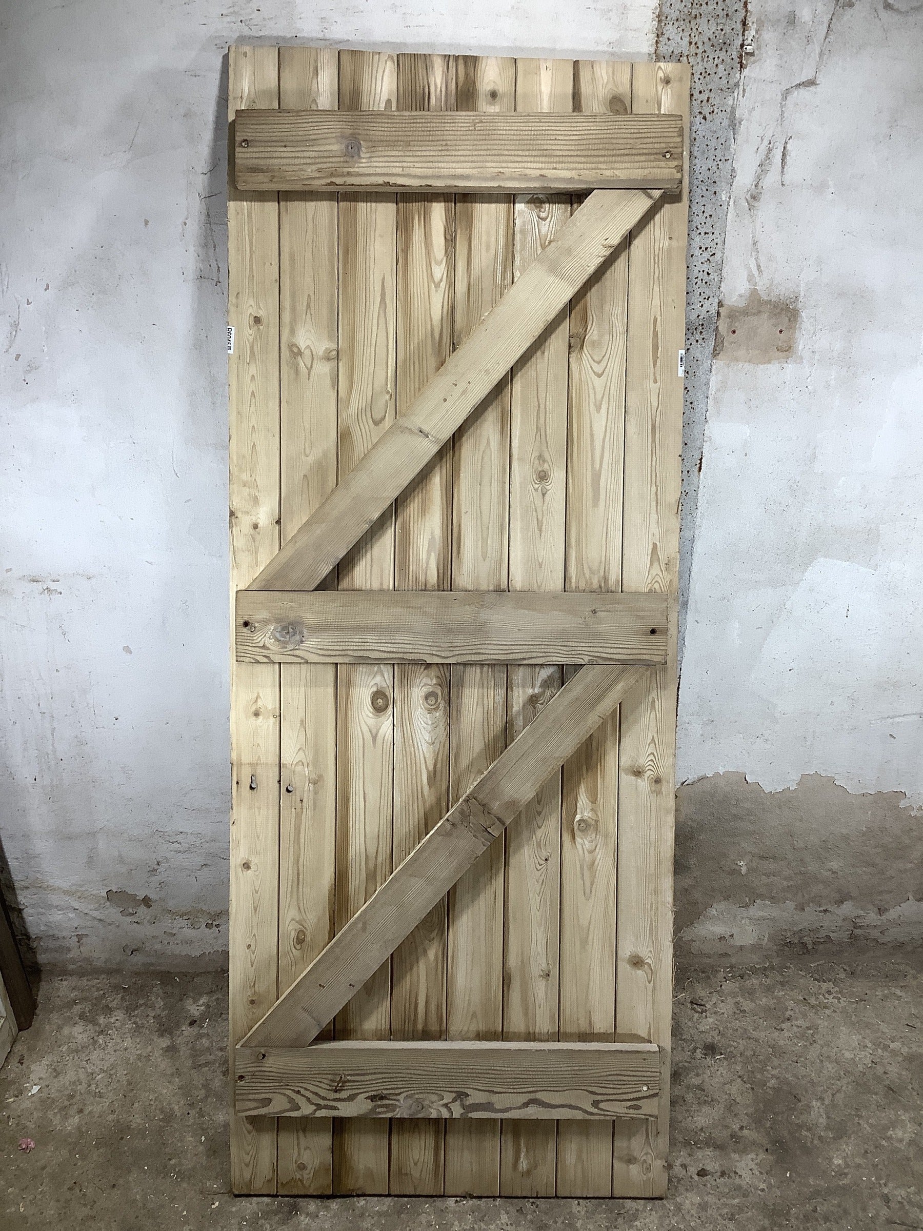 Main Picture Old Internal Stripped  Pine Reclaimed Door