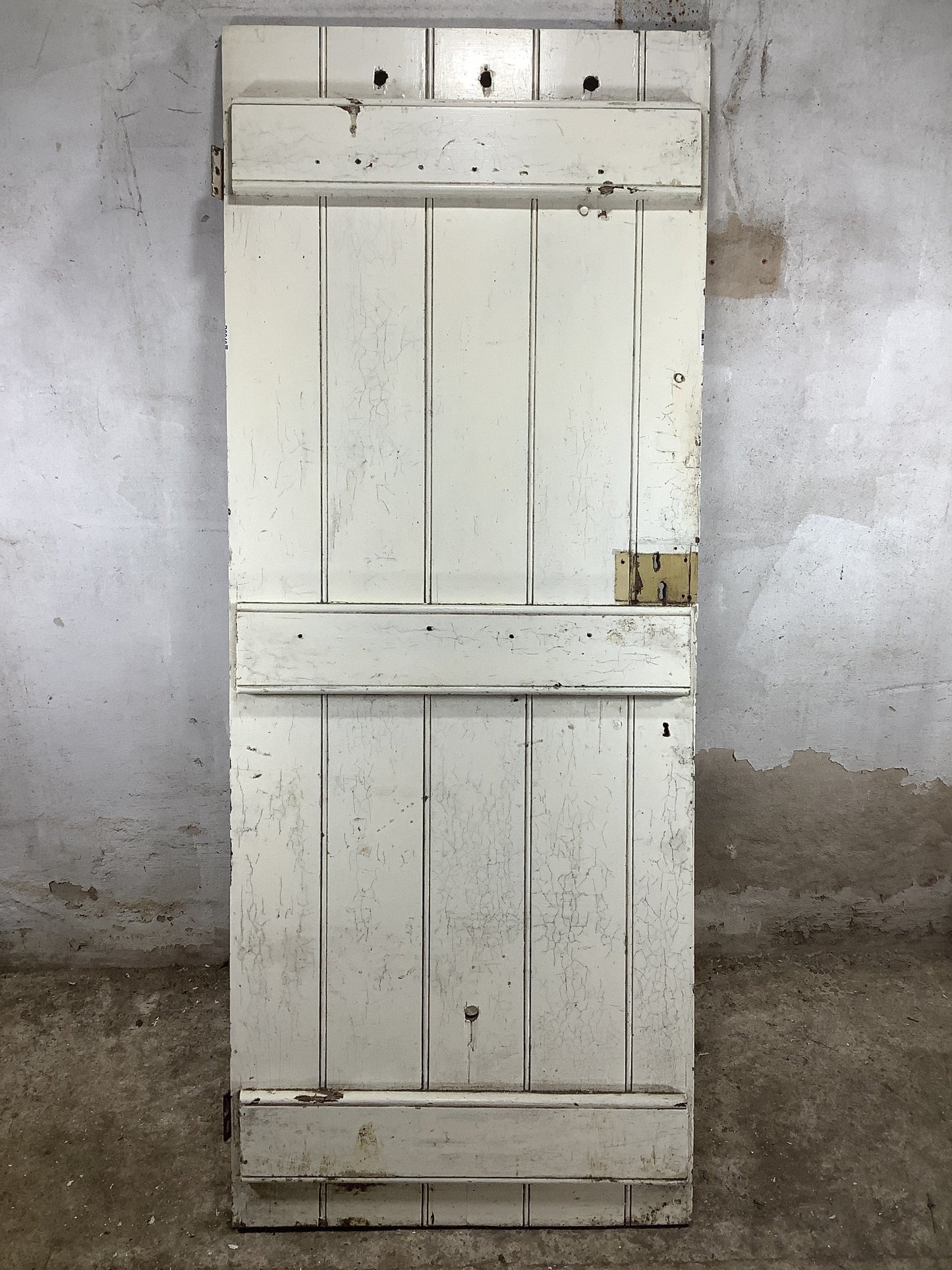 Main Picture Old Internal Painted  Pine Reclaimed Door