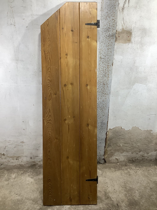 Main Picture Old Internal Stripped & Painted Pine Reclaimed Door