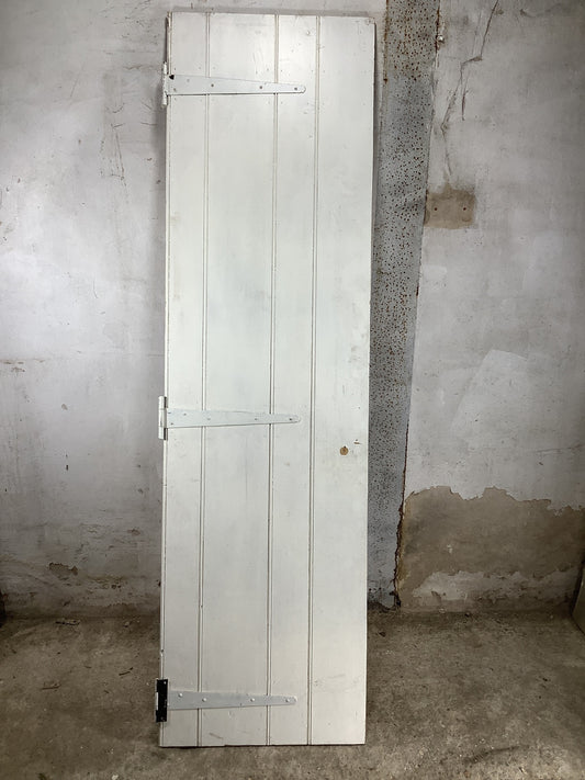 Main Picture Old Internal Painted  Pine Reclaimed Door