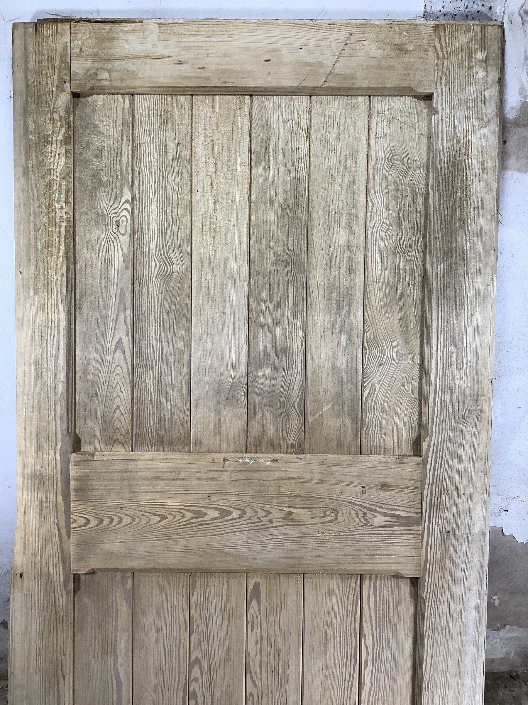 2nd Pic Old Stripped  Pitch Pine Reclaimed Door